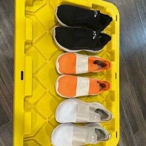 APL women’s ' Sneakers - Black, Orange, and White INDIVIDUALLY SOLD